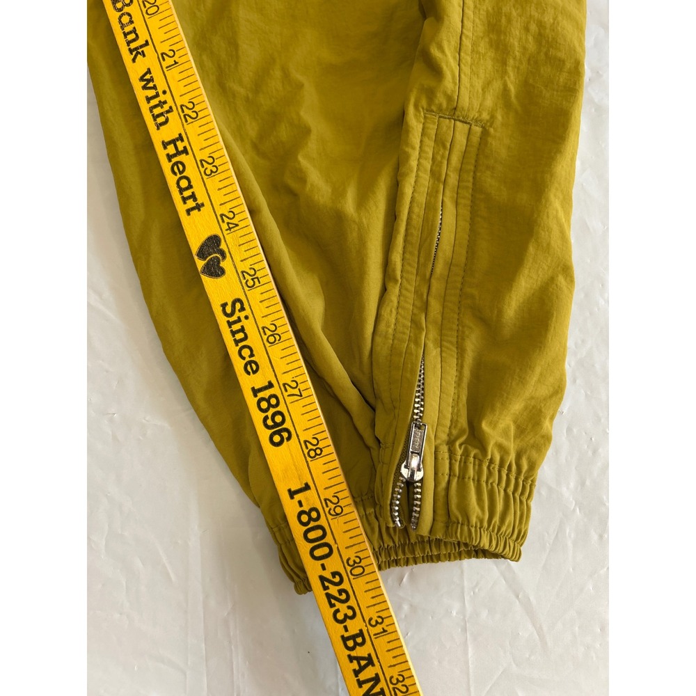 Old Navy Mens XXL Tall Quick Dry Cargo Jogger Pants Mustard Yellow Zipper Cuffs - Picture 7 of 10
